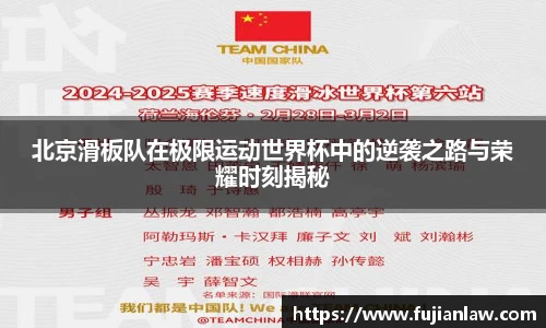 北京滑板队在极限运动世界杯中的逆袭之路与荣耀时刻揭秘