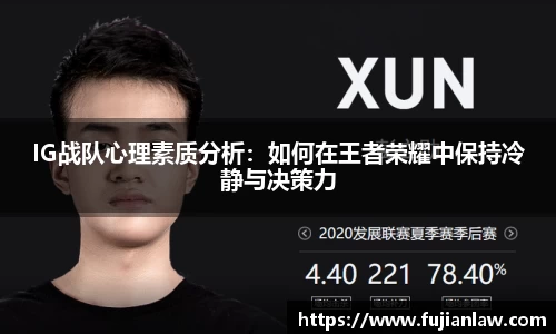 IG战队心理素质分析：如何在王者荣耀中保持冷静与决策力