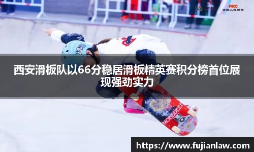 西安滑板队以66分稳居滑板精英赛积分榜首位展现强劲实力